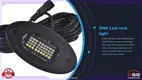 New The Max 36W RGBW Waterproof LED Rock Light &nbsp; for Truck 1