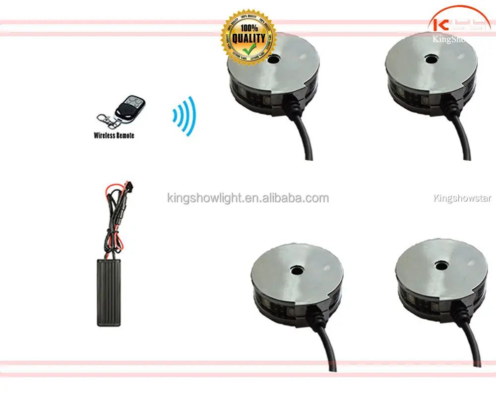 4*Pod RGB LED Motorcycle Rim Lights - Superior Quality 1