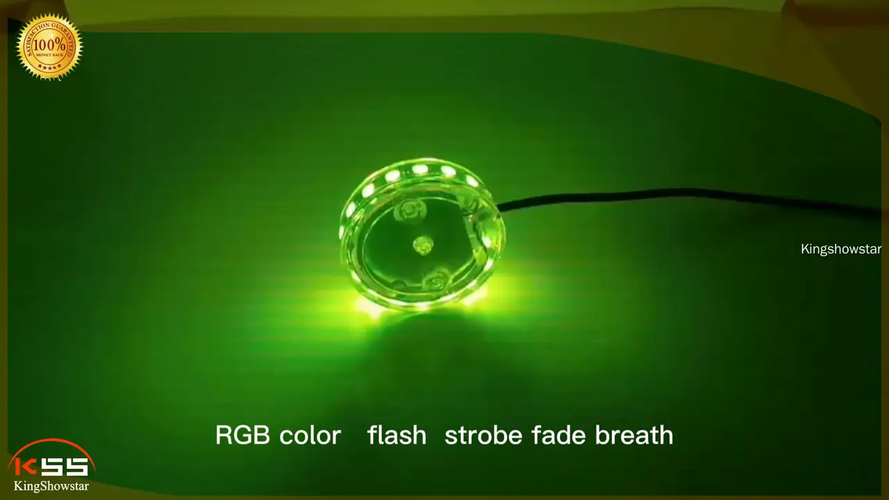 Customizable RGB LED Motorcycle Fender Light Pod 1