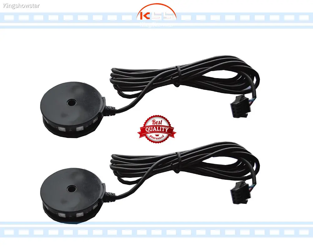 2pc LED Motorcycle Wheel Light Kit - RGB, IP68 Waterproof 1
