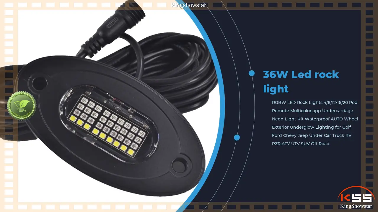 LED RGBW Waterproof Rock Lights for Truck Cars ATV 1