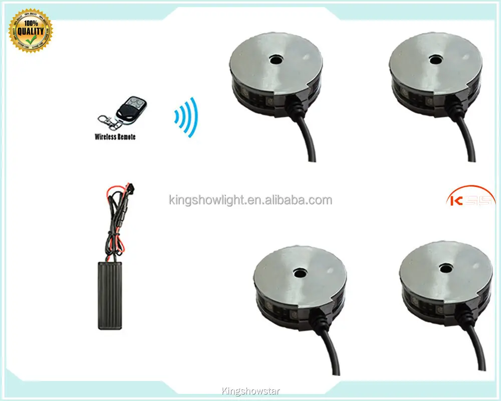 RGB LED Motorcycle Wheel Lighting with Remote Controller 1