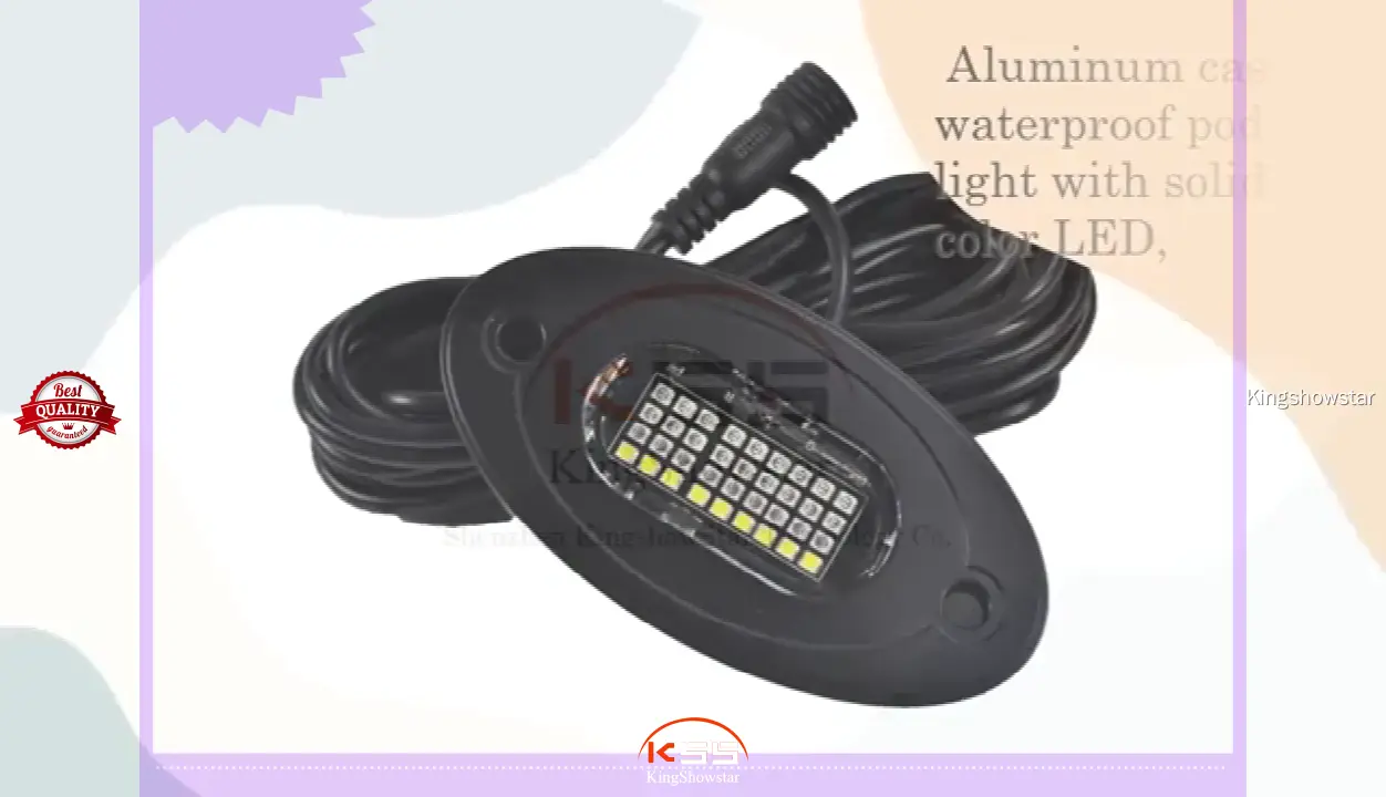 RGBW Rock Lights Kit for Jeep ATV 4x4 - Multi-Functional & Practical App Control 1