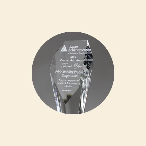 Noble Awards solid mesh glass awards wholesale OEM For Awards 2