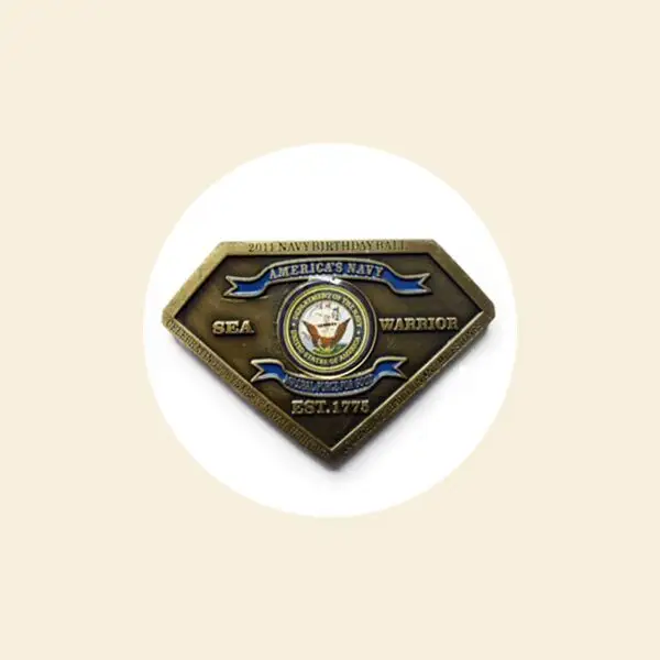Noble Awards lapel pins for men's suits OEM For Sport games 2