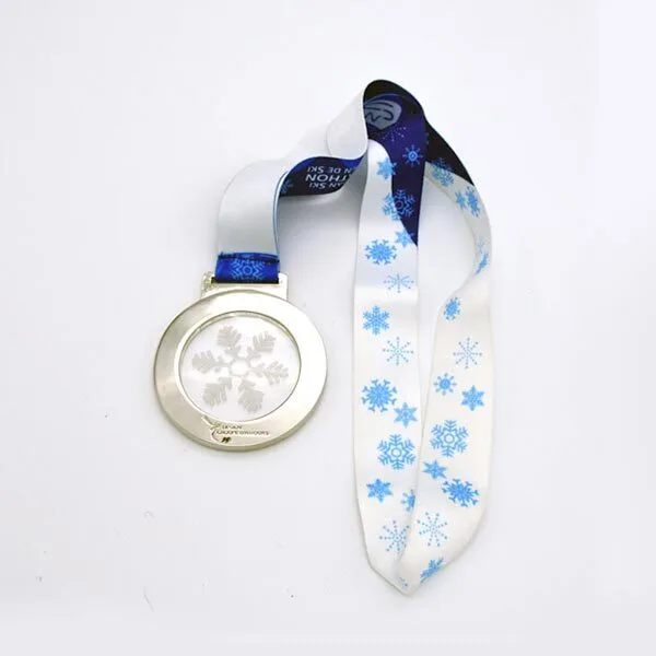 Noble Silver Metal Acrylic Round Medal With Engraving Logo For Souvenir Gifts 1