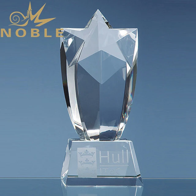 Luxury high quality crystal star trophy 1