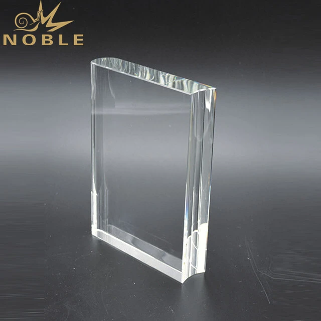 Crystal Book Shape Awards Plaque Crystal Paperweight 1