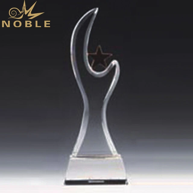 Manufacturer Star Shape Crystal Award Trophy 1