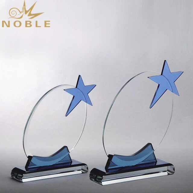2019 New Design Cheap Star Crystal Trophy 1