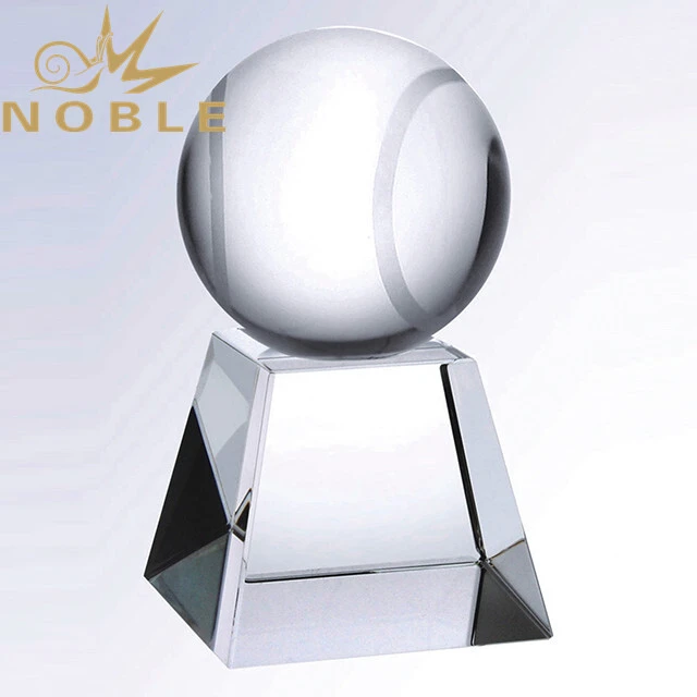 Custom Sports Award Crystal Tennis Trophy 1