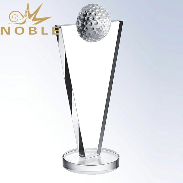 New Design Crystal Golf Plaque with Free Engraving 1