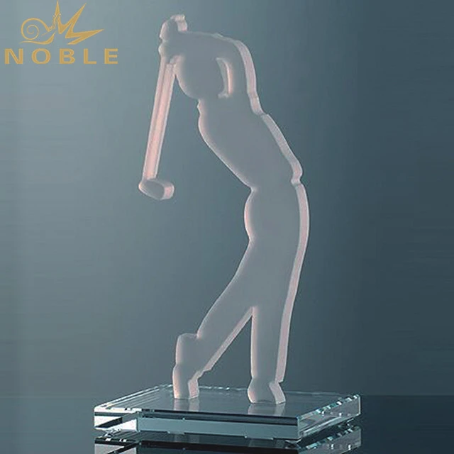 New Design Custom Crystal Golf Trophies 1