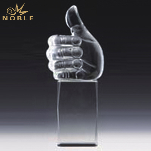 New Design Crystal Thumb Award 1