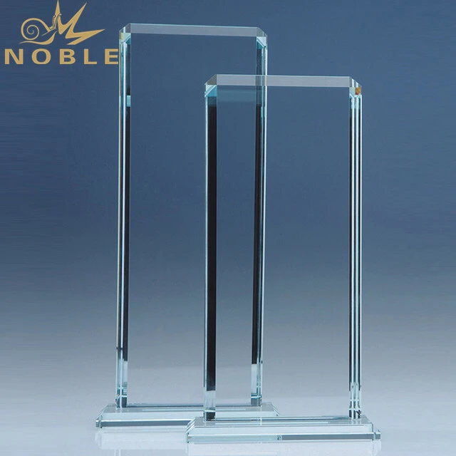 Blank Rectangle Crystal Awards trophy 1