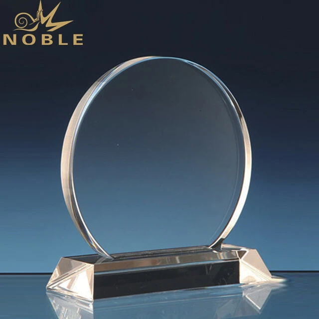 2019 New Design K9 Clear Crystal Trophy Round Blank Award Decorations 1