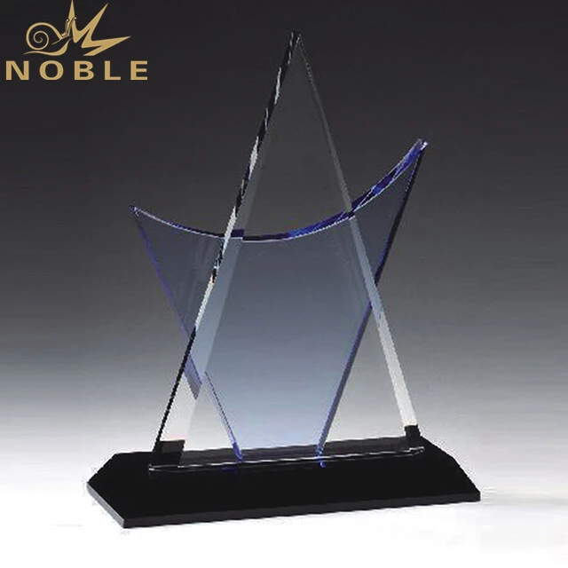 Cheap Triangle Crystal Award Plaque Pyramid Trophy For Engraved 1