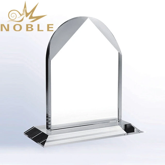 Noble Crystal House Shape Blank Crystal Award 1