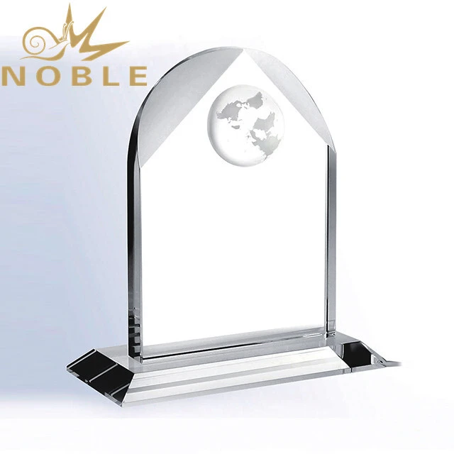 Custom Crystal Globe Award 1