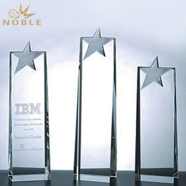 Beautiful Top Star Tower Crystal Award 1