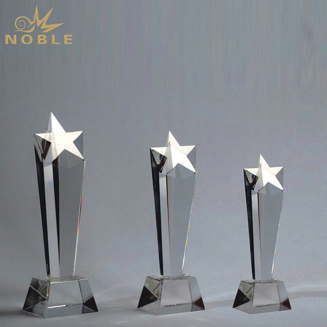Wholesale high quality Crystal Star Trophy 1