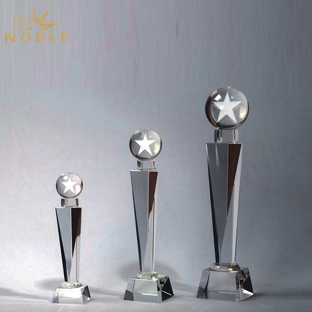 Unique Design Top Star Crystal Trophy 1