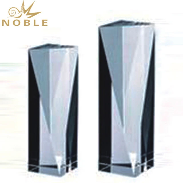 Square Column K9 Crystal Trophy 1
