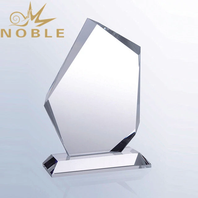 Popular high quality hot selling free engraving Custom crystal plaque trophy 1