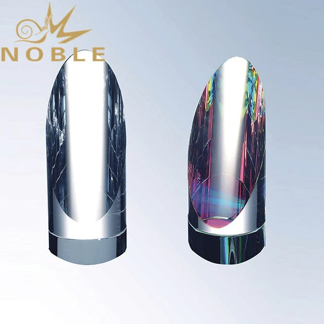 High quality crystal round column award 1