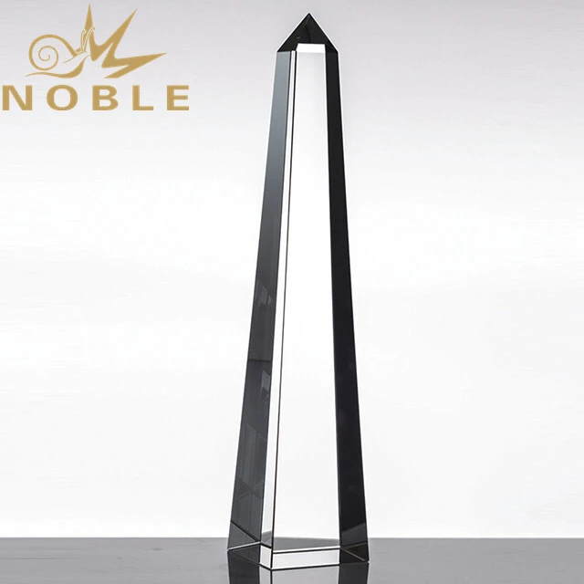Free engraving crystal obelisk award 1
