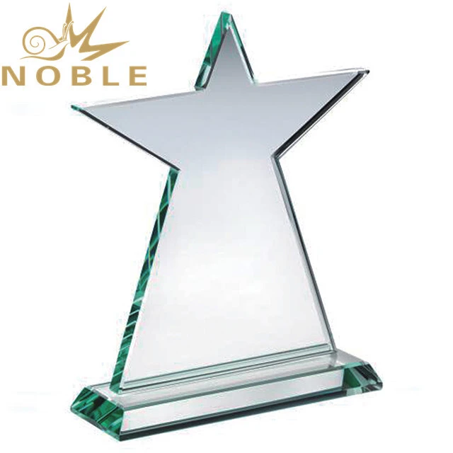 Custom crystal rising star trophy 1