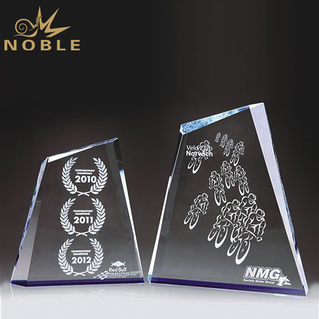 Customized Logo Crystal Peak Award Plaque 1