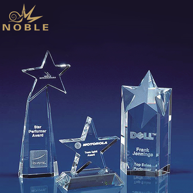 Different Designs Crystal Star Trophies 1