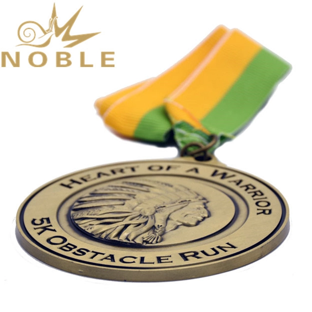 Customized Die Cast Antique Gold Medal For Sports Souvenir 1