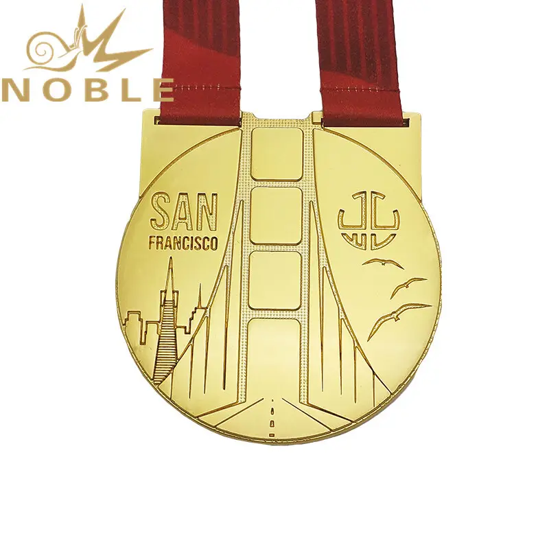 Noble Awards gold metal medal free sample For Gift 2