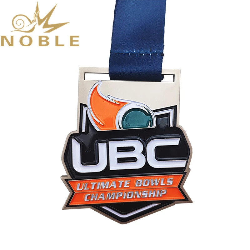 Custom design color filling high quality metal championship medal 1