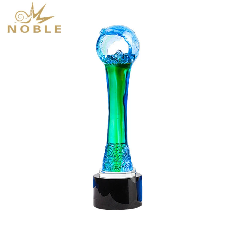 Custom Liuli Colorful Awards Trophies Souvenir Trophy 1