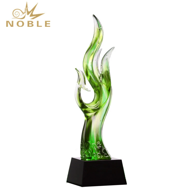 Luxury Customize Engraving Unique Liuli Music Trophy Award For Souvenir 1