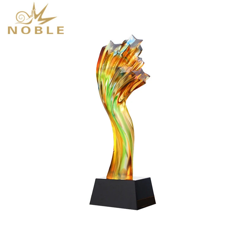 New Liuli Starry Star Trophy Award Used for Business Gift 1
