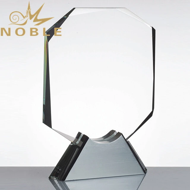 Custom square crystal palque trophy 1