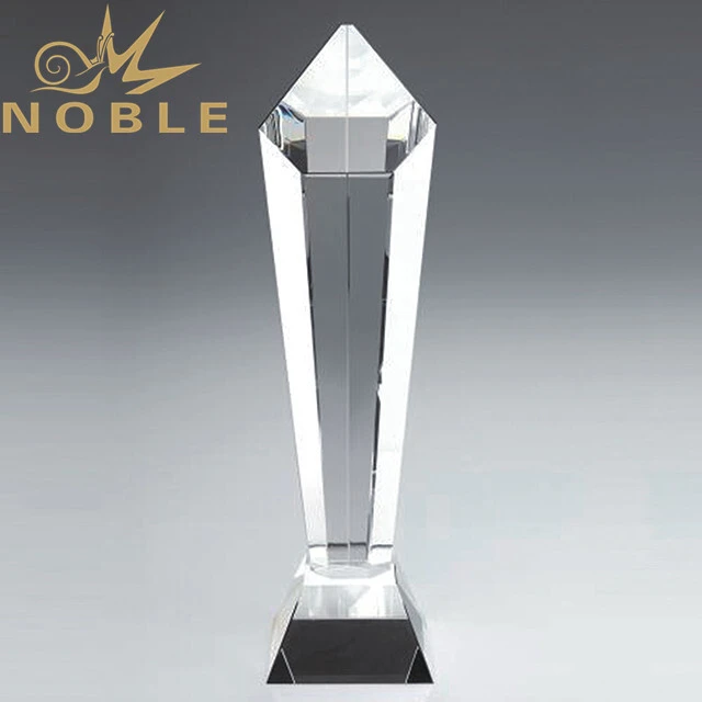 Custom design corporate crystal trophy 1