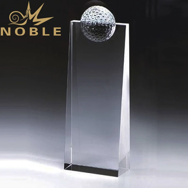 High quality crystal wedge with half golf ball 1