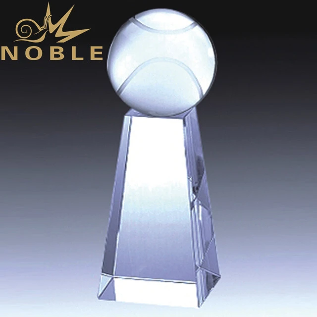 Unique Art Design Crystal tennis award 1