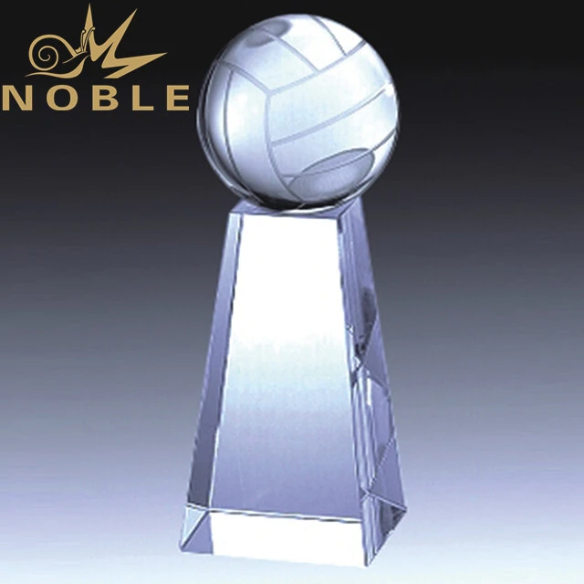 High quality crystal volleyball trophy 1