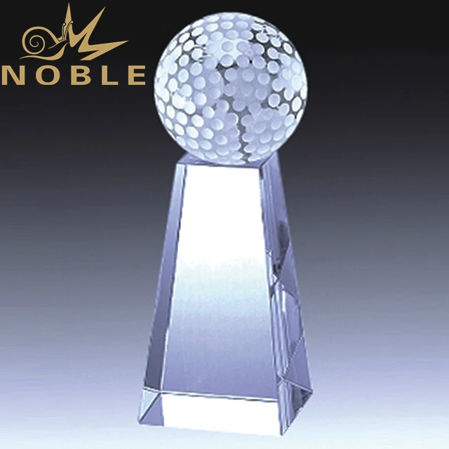Noble High quality Crystal golf trophy 1