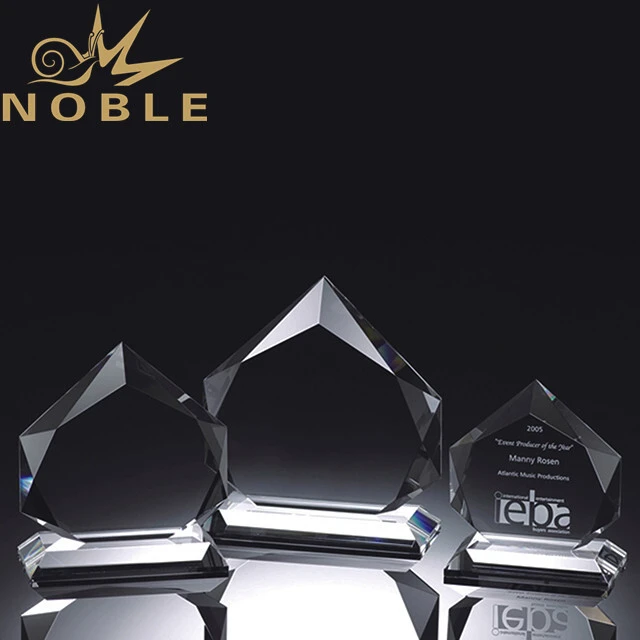 Custom made free engraving high quality crystal plaque awards 1
