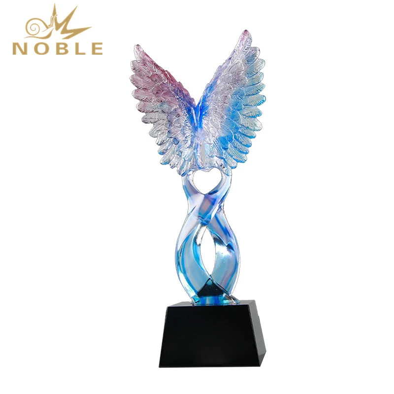 High-grade Exquisite Liuli Trophy and Awards with Laser logo 1