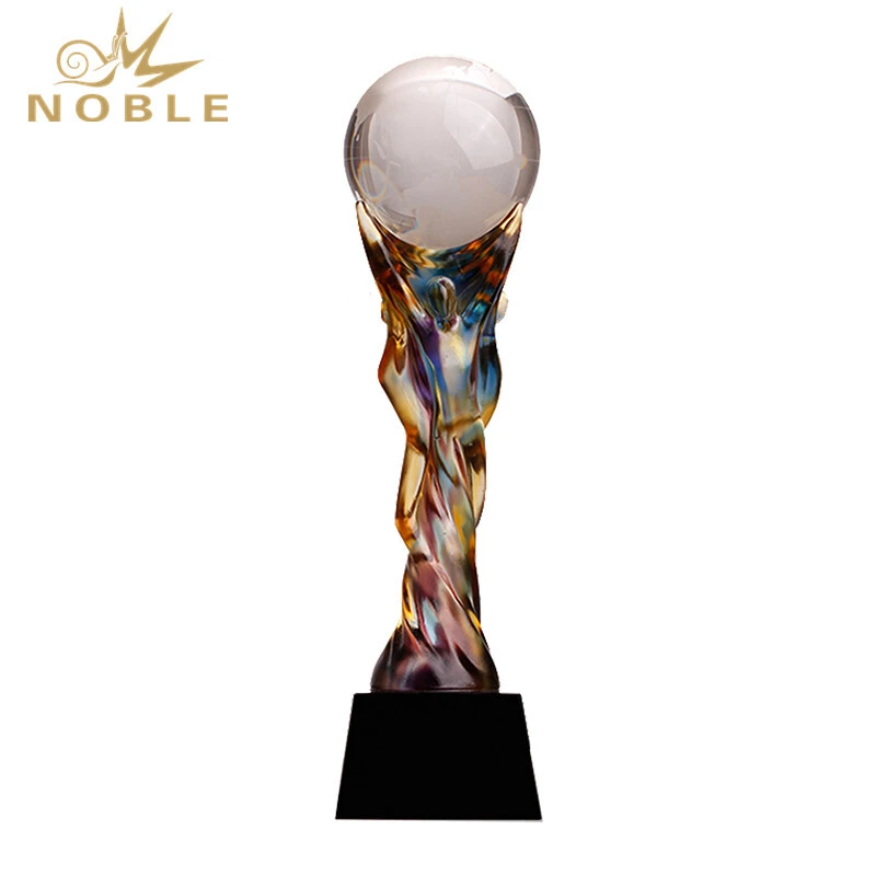 Custom Glaze Liuli Trophy High-Grade Innovative Souvenir Award Trophy 1