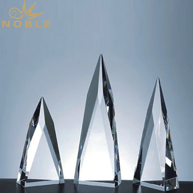 3D Laser Engraved Tower Crystal Trophy 1