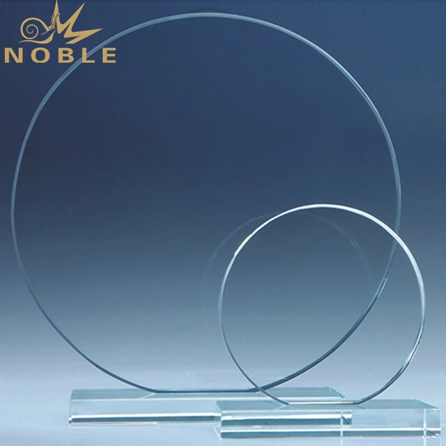New Design K9 Clear Crystal Trophy Round Blank Award Decorations 1